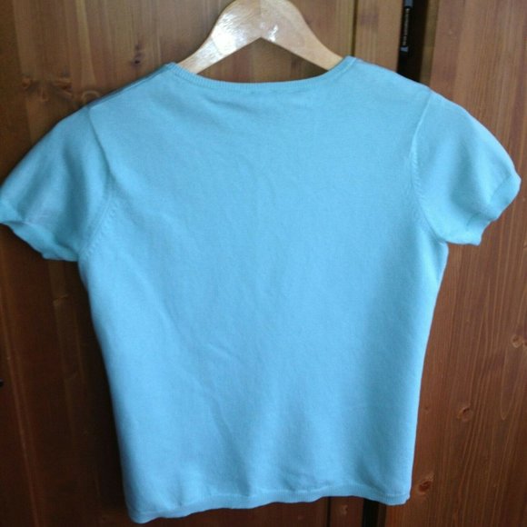 ESPRIT Crystal Embellished Short Sleeve Cardigan - Picture 2 of 5